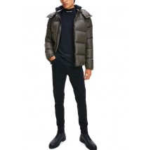 CALVIN KLEIN JEANS ESSENTIALS NON DOWN JACKET ΜΠΟΥΦΑΝ ΑΝΔΡΙΚΟ KHAKI