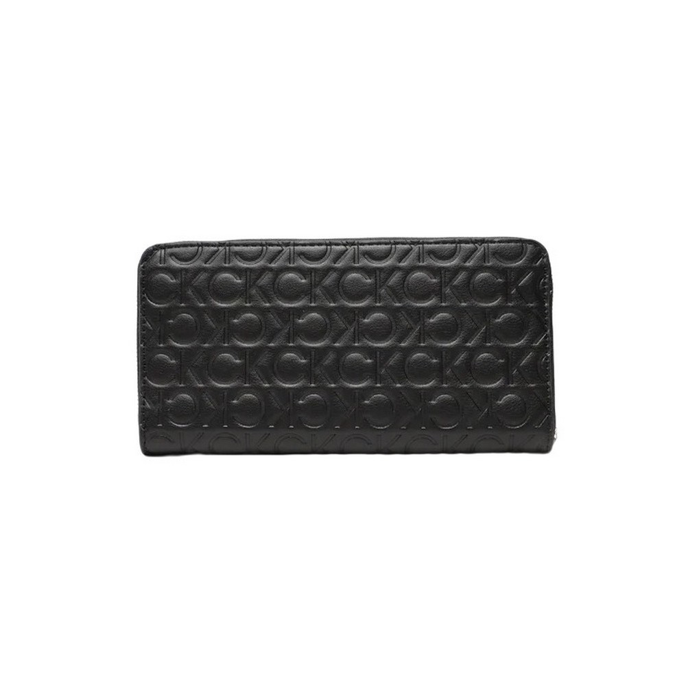 CALVIN KLEIN JEANS CK MUST Z/A WALLET LG EMBOSSED ΑΞΕΣΟΥΑΡ ΠΟΡΤΟΦΟΛΙ ΓΥΝΑΙΚΕΙΟ BLACK