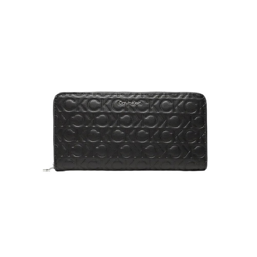 CALVIN KLEIN JEANS CK MUST Z/A WALLET LG EMBOSSED ΑΞΕΣΟΥΑΡ ΠΟΡΤΟΦΟΛΙ ΓΥΝΑΙΚΕΙΟ BLACK