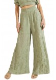 GUESS DEXIE PLAZZO PANT ΠΑΝΤΕΛΟΝΙ ΓΥΝΑΙΚΕΙΟ KHAKI
