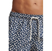 SUPERDRY STUDIOS SWIM SHORT ΜΑΓΙΟ ΑΝΔΡΙΚΟ NAVY/WHITE