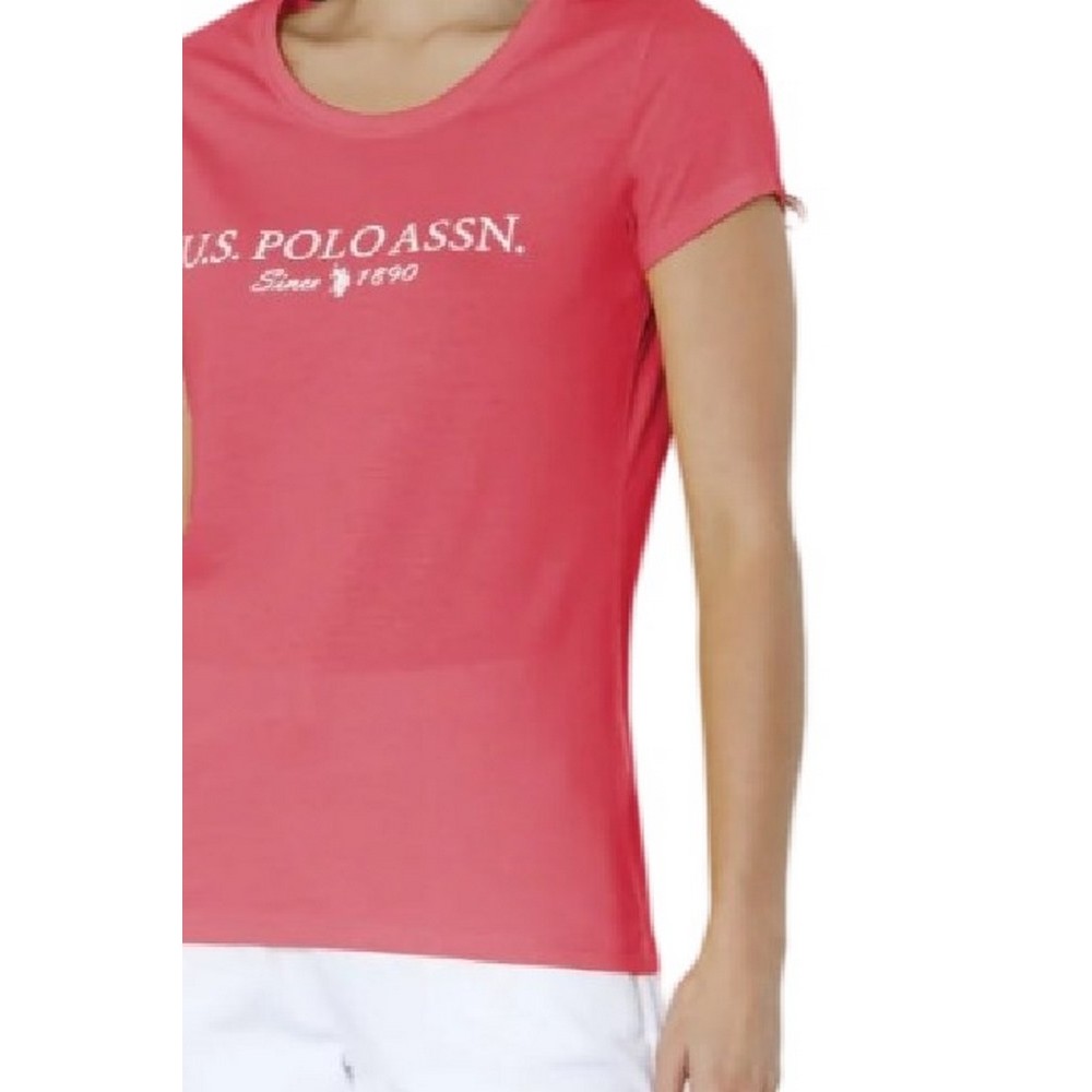 U.S.POLO ASSN LUCY 000270 PPDB T-SHIRT SS ΜΠΛΟΥΖΑ ΓΥΝΑΙΚΕΙΑ ORANGE