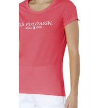 U.S.POLO ASSN LUCY 000270 PPDB T-SHIRT SS ΜΠΛΟΥΖΑ ΓΥΝΑΙΚΕΙΑ ORANGE
