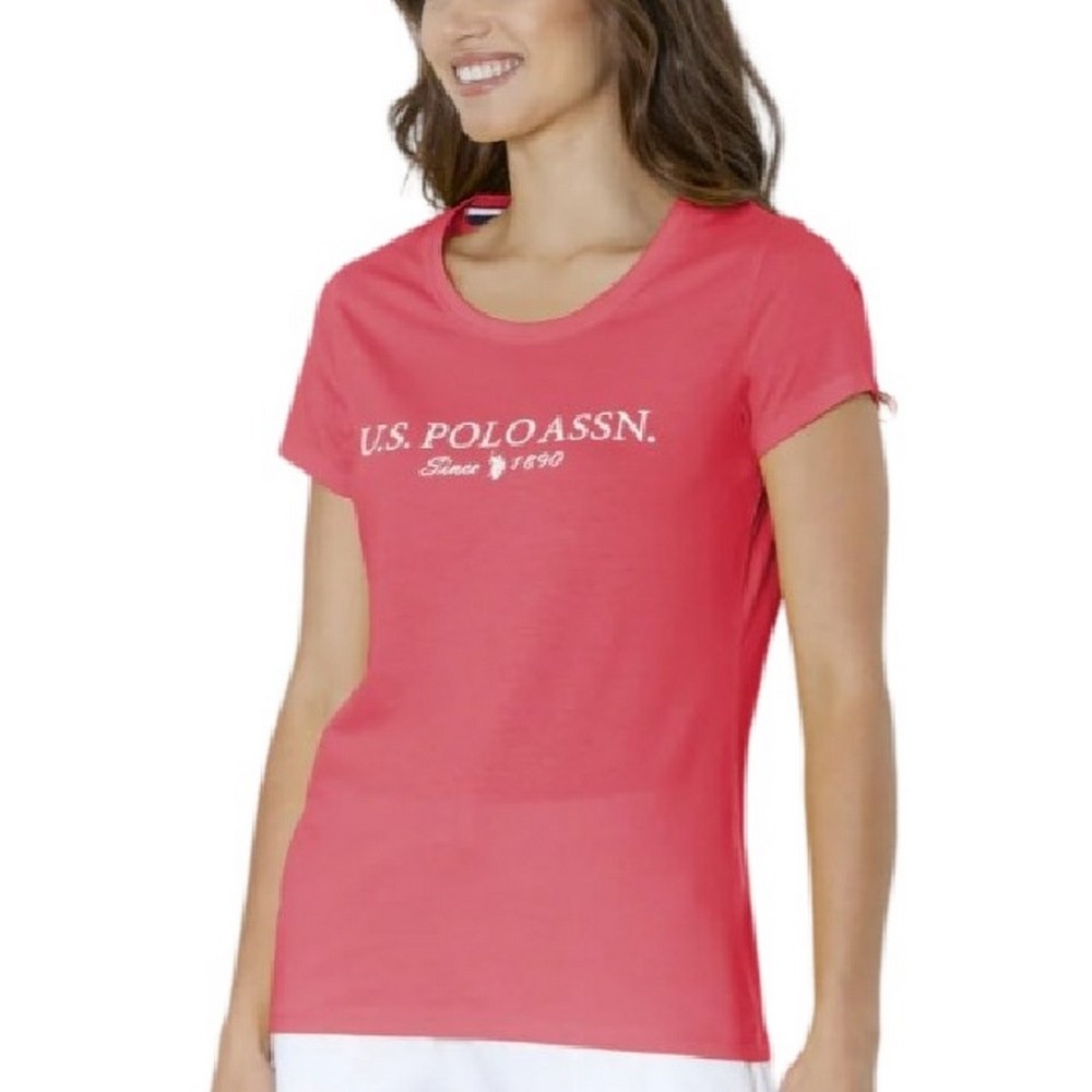 U.S.POLO ASSN LUCY 000270 PPDB T-SHIRT SS ΜΠΛΟΥΖΑ ΓΥΝΑΙΚΕΙΑ ORANGE