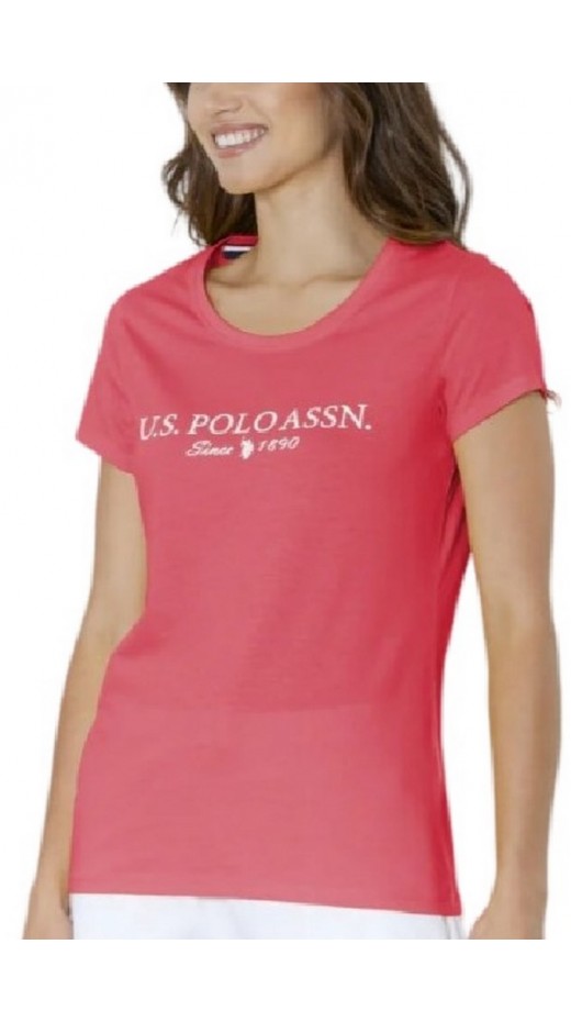 U.S.POLO ASSN LUCY 000270 PPDB T-SHIRT SS ΜΠΛΟΥΖΑ ΓΥΝΑΙΚΕΙΑ ORANGE