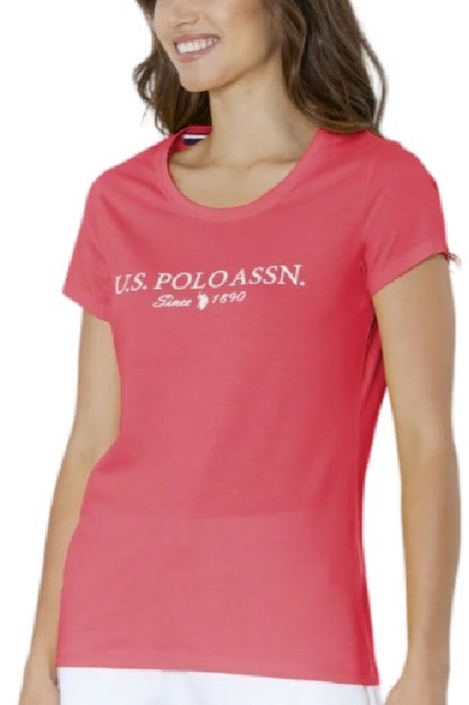 U.S.POLO ASSN LUCY 000270 PPDB T-SHIRT SS ΜΠΛΟΥΖΑ ΓΥΝΑΙΚΕΙΑ ORANGE