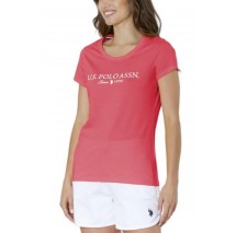 U.S.POLO ASSN LUCY 000270 PPDB T-SHIRT SS ΜΠΛΟΥΖΑ ΓΥΝΑΙΚΕΙΑ ORANGE