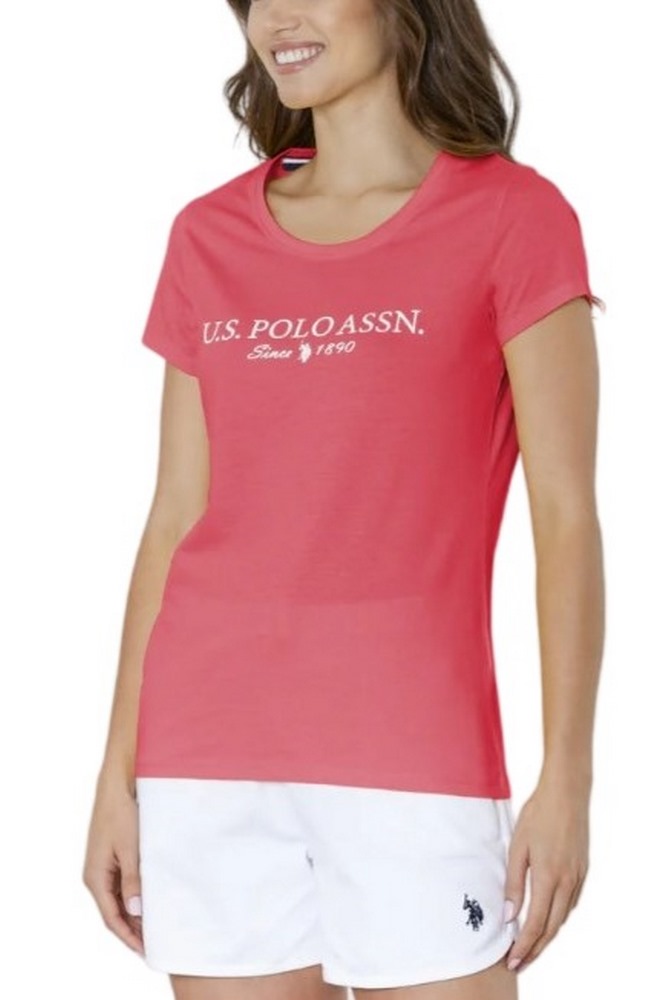 U.S.POLO ASSN LUCY 000270 PPDB T-SHIRT SS ΜΠΛΟΥΖΑ ΓΥΝΑΙΚΕΙΑ ORANGE