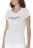 U.S.POLO ASSN LUCY 000270 PPDB T-SHIRT SS ΜΠΛΟΥΖΑ ΓΥΝΑΙΚΕΙΑ WHITE