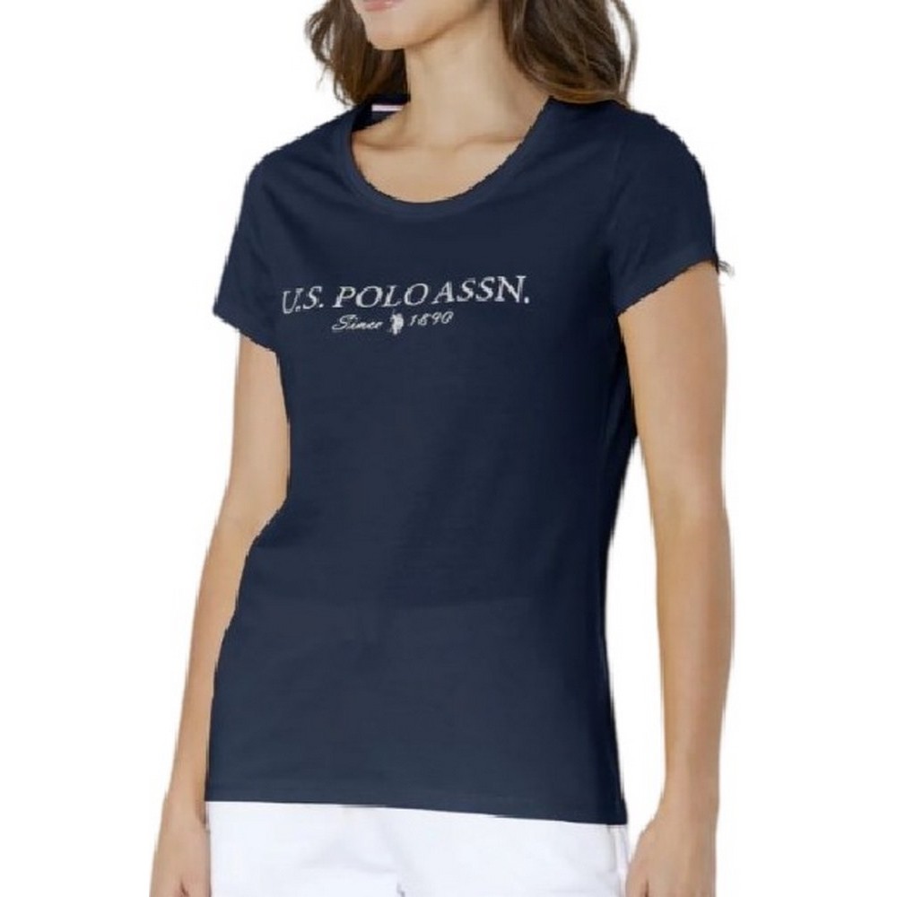 U.S.POLO ASSN LUCY 000270 PPDB T-SHIRT SS ΜΠΛΟΥΖΑ ΓΥΝΑΙΚΕΙΑ NAVY