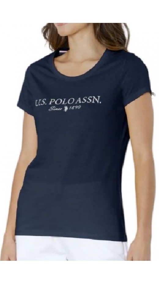 U.S.POLO ASSN LUCY 000270 PPDB T-SHIRT SS ΜΠΛΟΥΖΑ ΓΥΝΑΙΚΕΙΑ NAVY