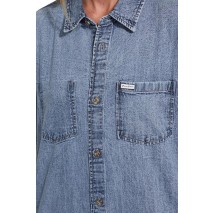 GUESS OVERSIZE DRESS ΦΟΡΕΜΑ ΓΥΝΑΙΚΕΙΟ BLUΕ DENIM