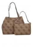 GUESS VIKKY LARGE TOTE ΤΣΑΝΤΑ ΓΥΝΑΙΚΕΙΑ BEIGE
