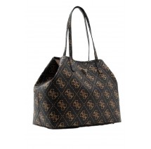 GUESS VIKKY LARGE TOTE ΤΣΑΝΤΑ ΓΥΝΑΙΚΕΙΑ BROWN
