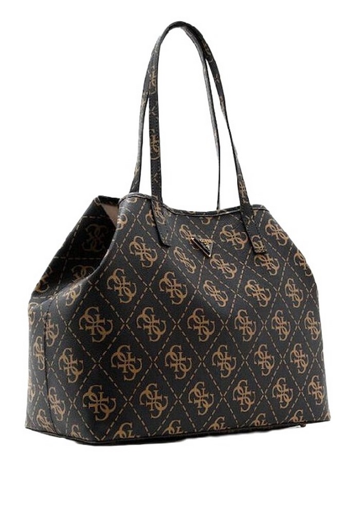 GUESS VIKKY LARGE TOTE ΤΣΑΝΤΑ ΓΥΝΑΙΚΕΙΑ BROWN