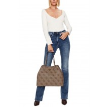 GUESS VIKKY LARGE TOTE ΤΣΑΝΤΑ ΓΥΝΑΙΚΕΙΑ BEIGE