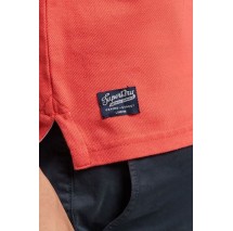 SUPERDRY D1 OVIN VINTAGE SUPERSTATE POLO ΜΠΛΟΥΖΑ ΑΝΔΡΙΚΗ CORAL