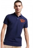 SUPERDRY D1 OVIN VINTAGE SUPERSTATE POLO ΜΠΛΟΥΖΑ ΑΝΔΡΙΚΗ NAVY