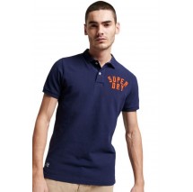 SUPERDRY D1 OVIN VINTAGE SUPERSTATE POLO ΜΠΛΟΥΖΑ ΑΝΔΡΙΚΗ NAVY