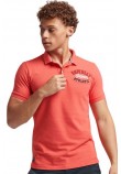 SUPERDRY D1 OVIN VINTAGE SUPERSTATE POLO ΜΠΛΟΥΖΑ ΑΝΔΡΙΚΗ CORAL