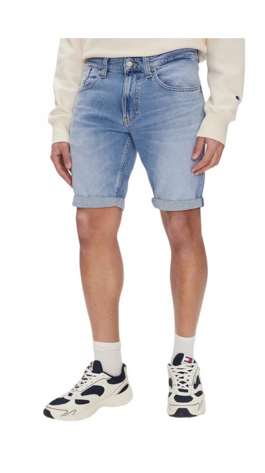 TOMMY JEANS RONNIE SHORT BI0112 ΒΕΡΜΟΥΔΑ ΑΝΔΡΙΚΗ DENIM LIGHT