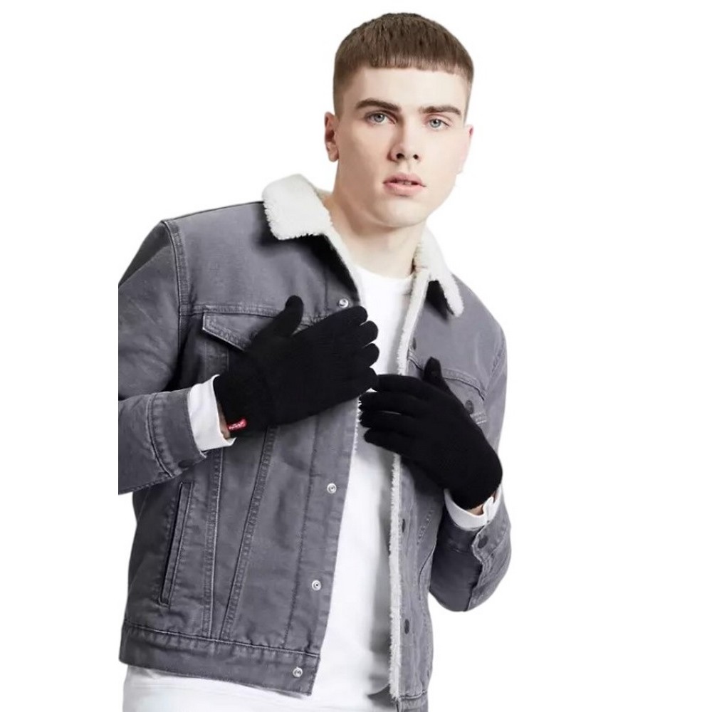 LEVIS® BEN TOUCH SCREEN GLOVES ΓΑΝΤΙΑ ΑΝΔΡΙΚΑ BLACK