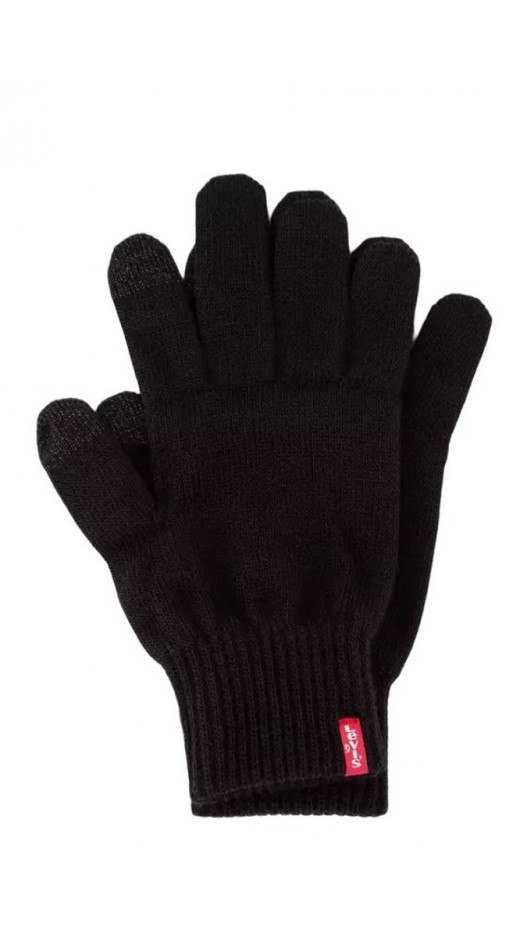 LEVIS® BEN TOUCH SCREEN GLOVES ΓΑΝΤΙΑ ΑΝΔΡΙΚΑ BLACK
