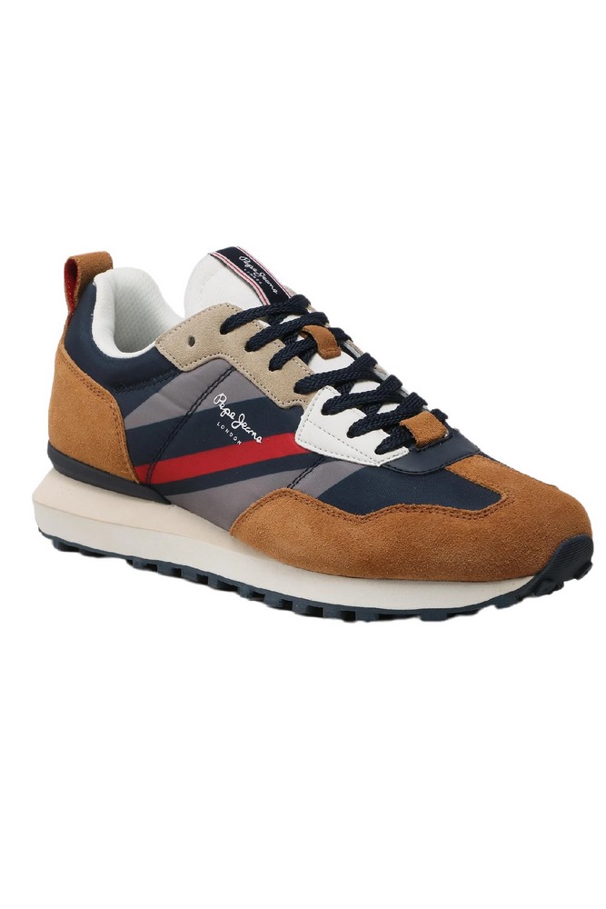 PEPE JEANS FOSTER MAN PRINT SS23 ΠΑΠΟΥΤΣΙ ΑΝΔΡΙΚΟ TAN