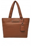 GUESS FRANCY TOTE ΤΣΑΝΤΑ ΓΥΝΑΙΚΕΙΑ COGNAC