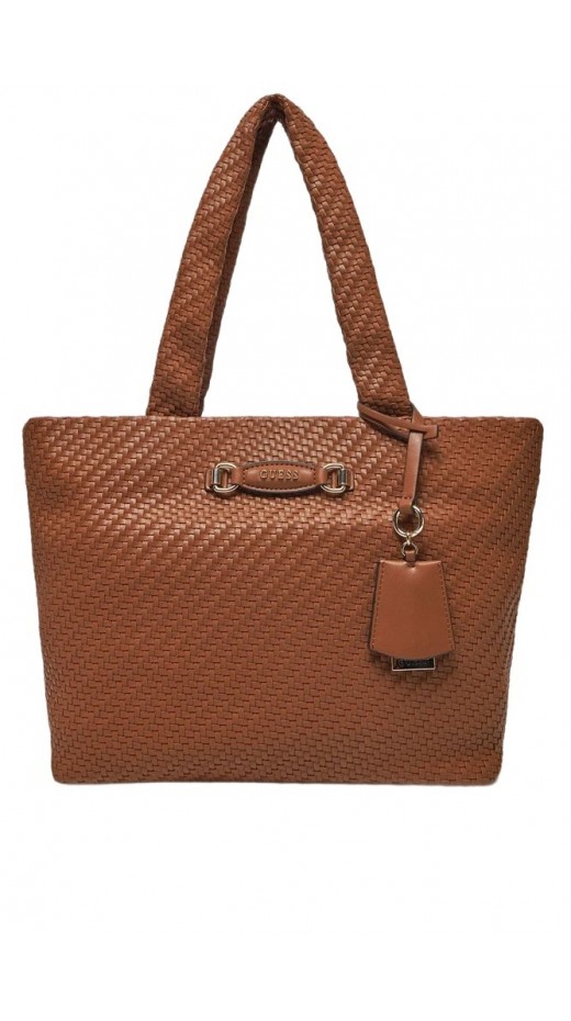 GUESS FRANCY TOTE ΤΣΑΝΤΑ ΓΥΝΑΙΚΕΙΑ COGNAC