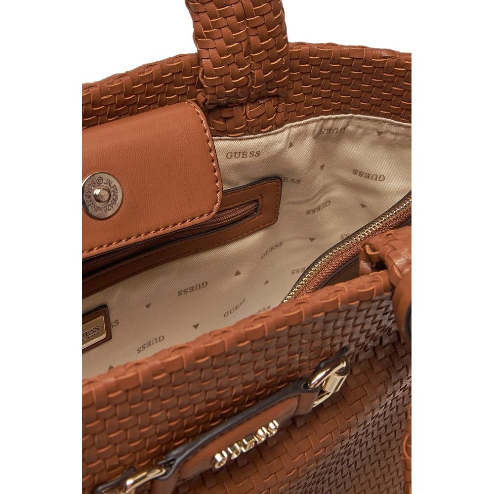 GUESS FRANCY TOTE ΤΣΑΝΤΑ ΓΥΝΑΙΚΕΙΑ COGNAC