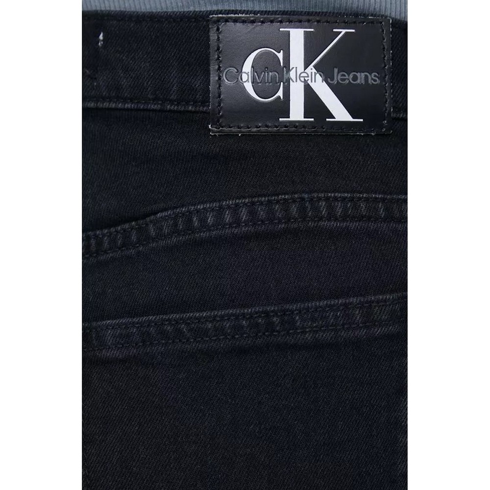 CALVIN KLEIN JEANS MOM SHORT ΣΟΡΤΣ ΓΥΝΑΙΚΕΙΟ BLACK DENIM