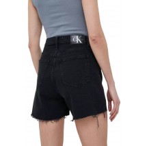 CALVIN KLEIN JEANS MOM SHORT ΣΟΡΤΣ ΓΥΝΑΙΚΕΙΟ BLACK DENIM