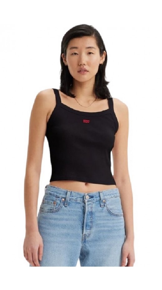 LEVIS ESSENTIAL SPORTY RIB TNK A74200010 ΤΟΠ ΓΥΝΑΙΚΕΙΟ BLACK
