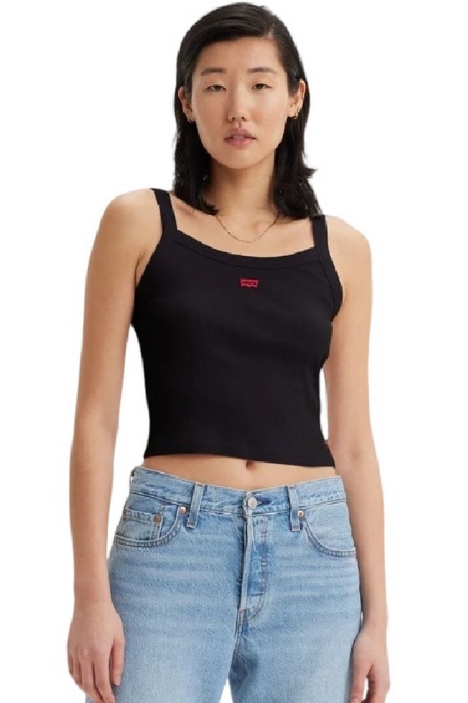 LEVIS ESSENTIAL SPORTY RIB TNK A74200010 ΤΟΠ ΓΥΝΑΙΚΕΙΟ BLACK