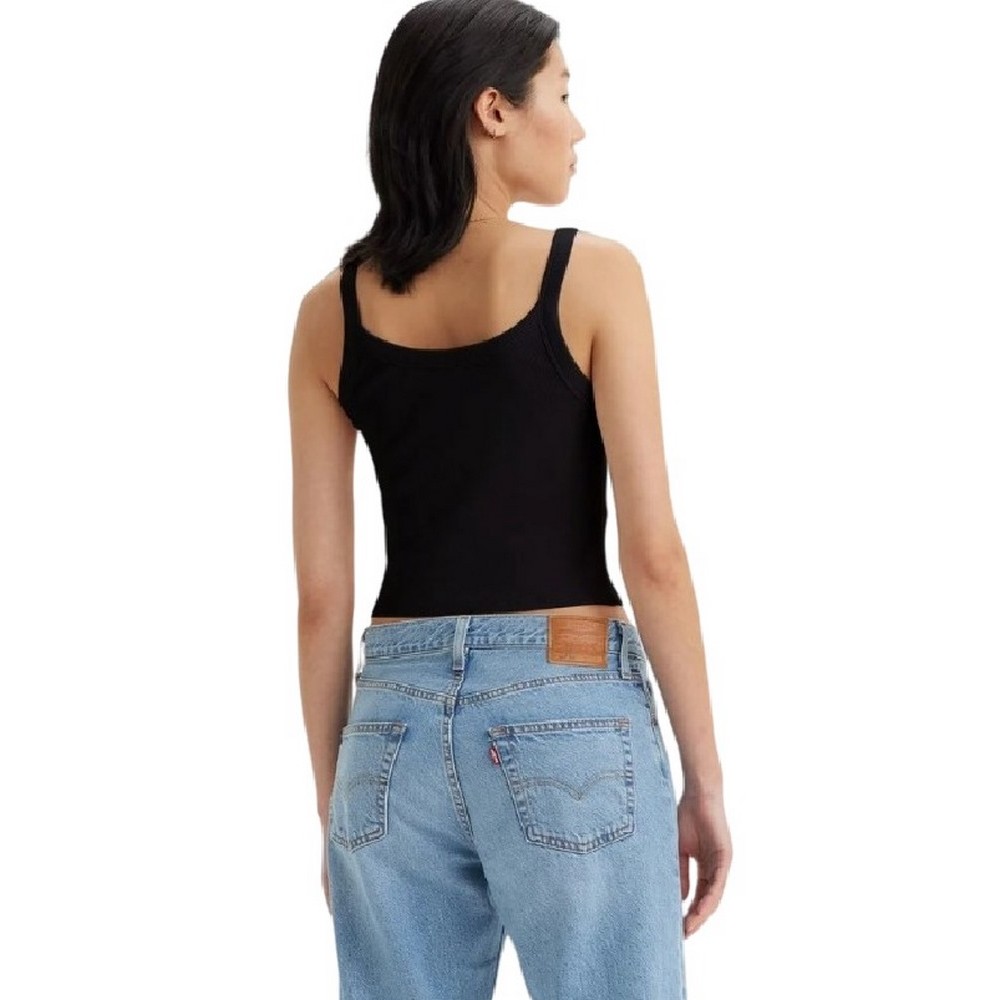 LEVIS ESSENTIAL SPORTY RIB TNK A74200010 ΤΟΠ ΓΥΝΑΙΚΕΙΟ BLACK