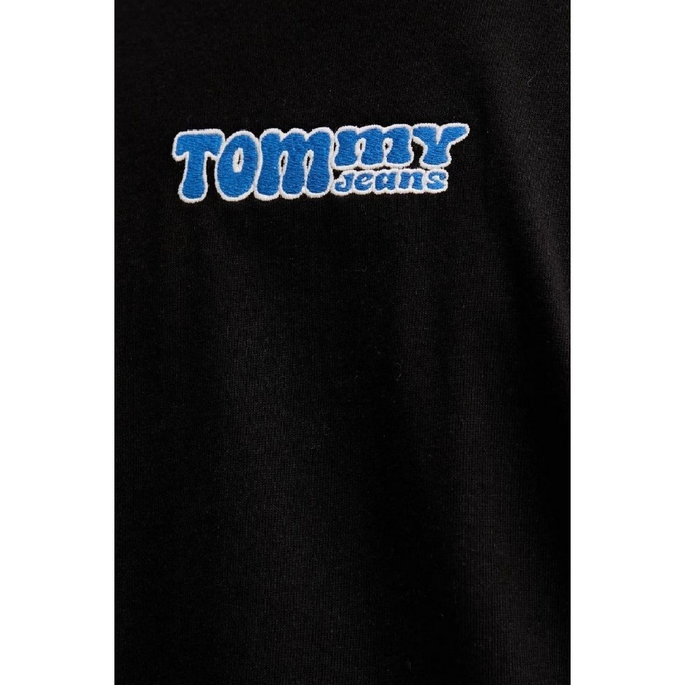 TOMMY JEANS RLX FONT PLAY TEE T-SHIRT ΜΠΛΟΥΖΑ ΑΝΔΡΙΚΗ BLACK