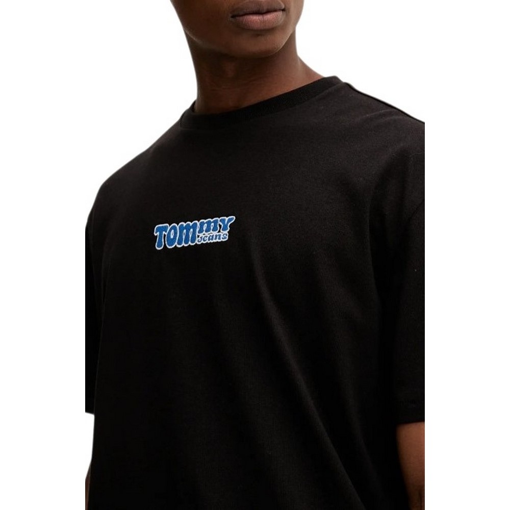 TOMMY JEANS RLX FONT PLAY TEE T-SHIRT ΜΠΛΟΥΖΑ ΑΝΔΡΙΚΗ BLACK