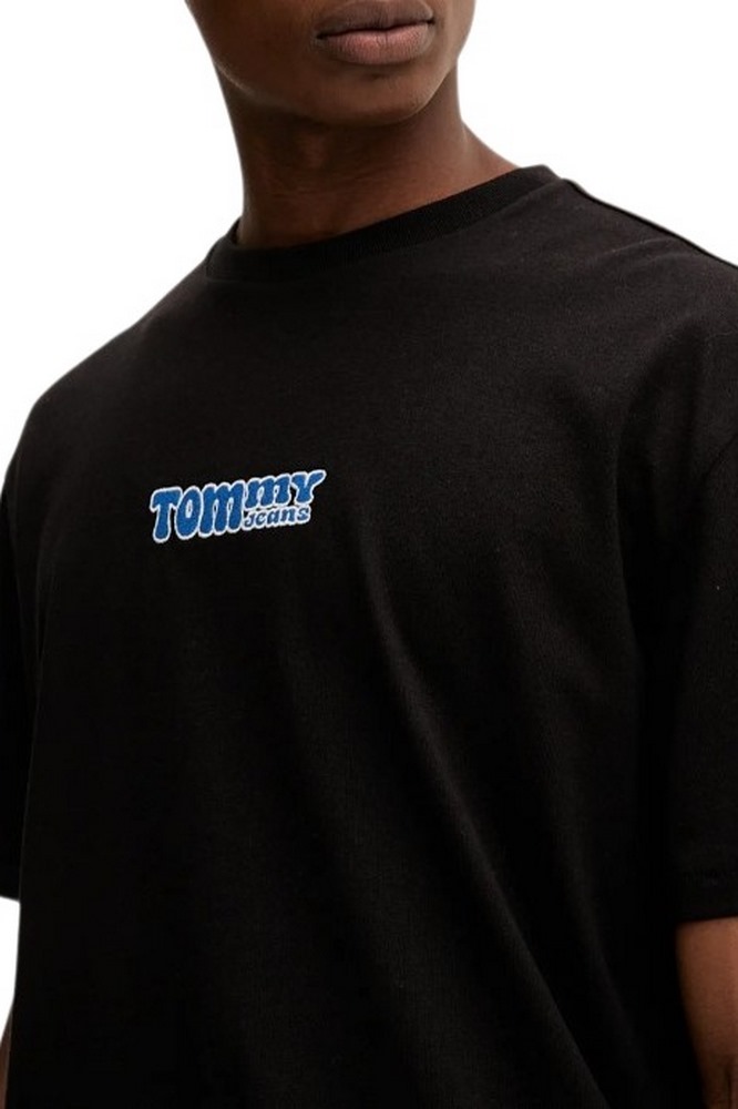 TOMMY JEANS RLX FONT PLAY TEE T-SHIRT ΜΠΛΟΥΖΑ ΑΝΔΡΙΚΗ BLACK
