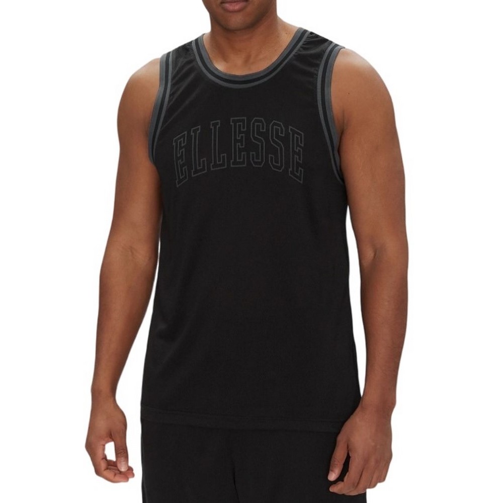 ELLESSE TEES SHORTS BELLIC VEST ΑΜΑΝΙΚΗ ΜΠΛΟΥΖΑ ΑΝΔΡΙΚΗ BLACK