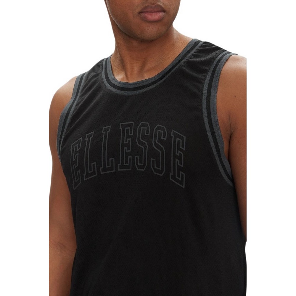 ELLESSE TEES SHORTS BELLIC VEST ΑΜΑΝΙΚΗ ΜΠΛΟΥΖΑ ΑΝΔΡΙΚΗ BLACK