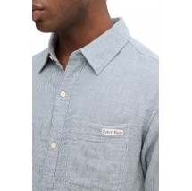 CALVIN KLEIN JEANS CASUAL CLASSIC ΠΟΥΚΑΜΙΣΟ ΑΝΔΡΙΚΟ NAVY