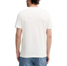 TOMMY JEANS REG TOMMY DNA FLAG TEE T-SHIRT ΜΠΛΟΥΖΑ ΑΝΔΡΙΚΗ OFF WHITE