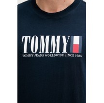 TOMMY JEANS REG TOMMY DNA FLAG TEE T-SHIRT ΜΠΛΟΥΖΑ ΑΝΔΡΙΚΗ NAVY