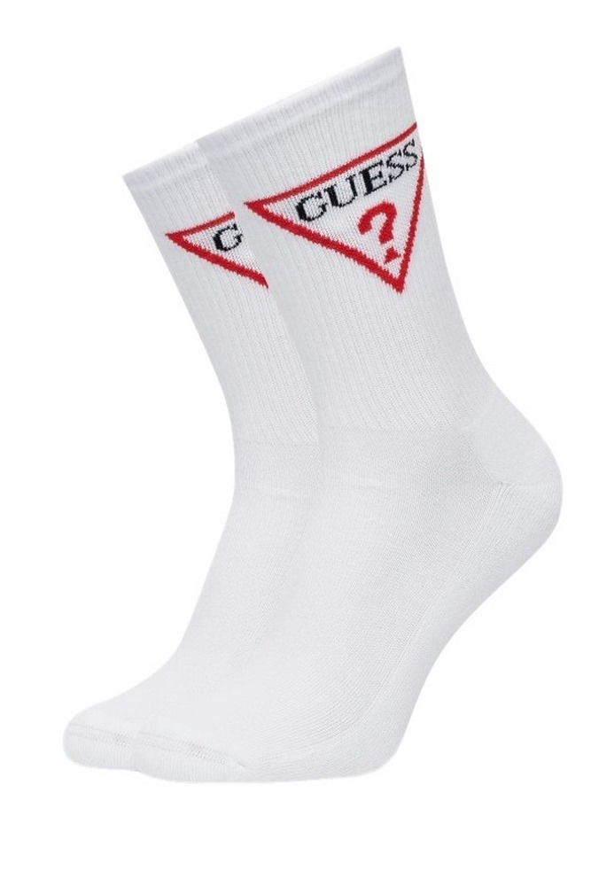 GUESS SPORT SOCKS ΚΑΛΤΣΕΣ ΑΝΔΡΙΚΕΣ WHITE