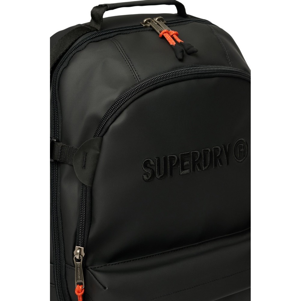 SUPERDRY D1 SDNA UTILITY TARP BACKPACK ΤΣΑΝΤΑ UNISEX BLACK