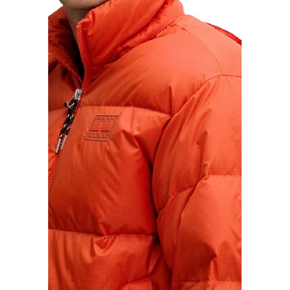TOMMY JEANS ALASKA DOWN PUFFER EXT ΜΠΟΥΦΑΝ ΑΝΔΡΙΚΟ ORANGE