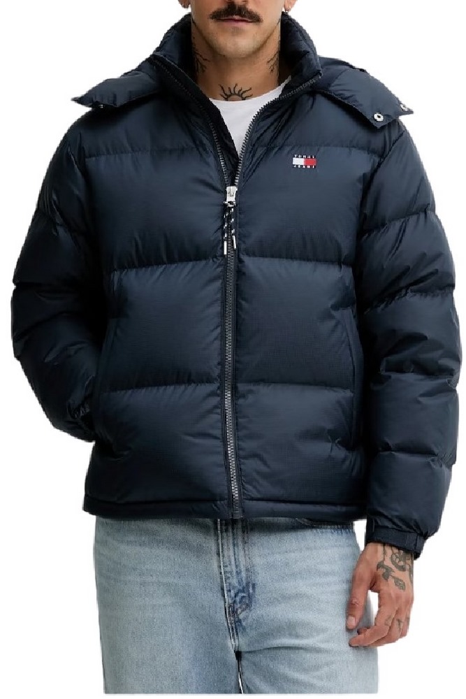 TOMMY JEANS ALASKA DOWN PUFFER EXT ΜΠΟΥΦΑΝ ΑΝΔΡΙΚΟ NAVY
