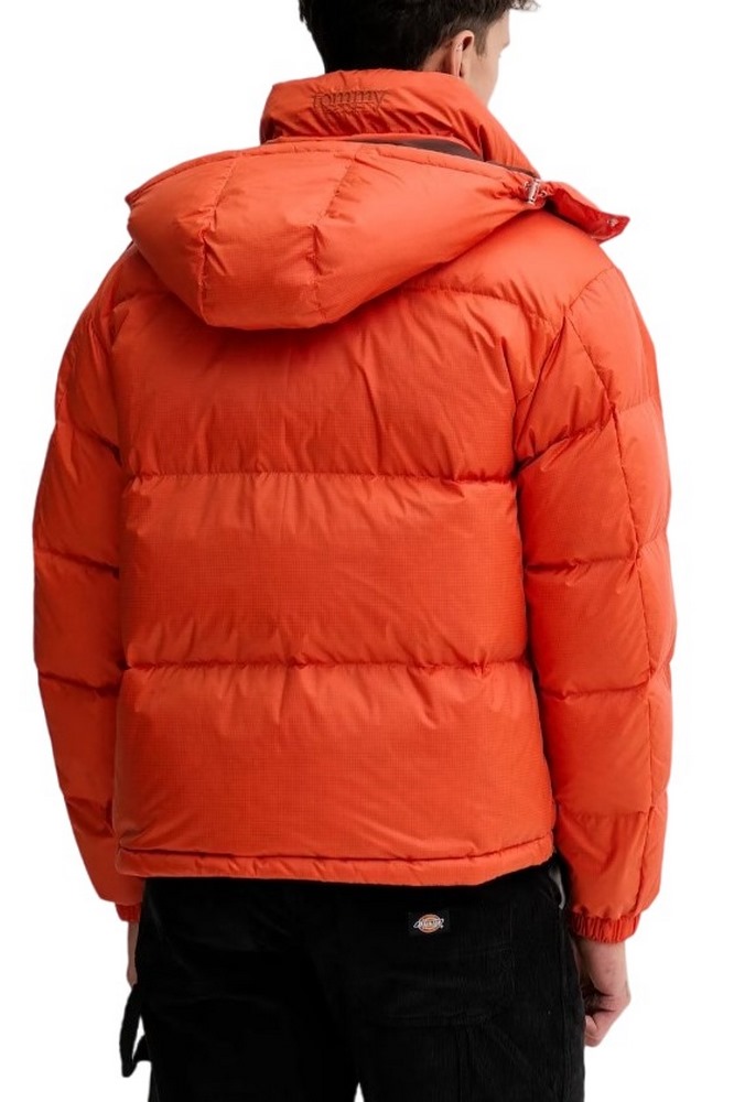TOMMY JEANS ALASKA DOWN PUFFER EXT ΜΠΟΥΦΑΝ ΑΝΔΡΙΚΟ ORANGE