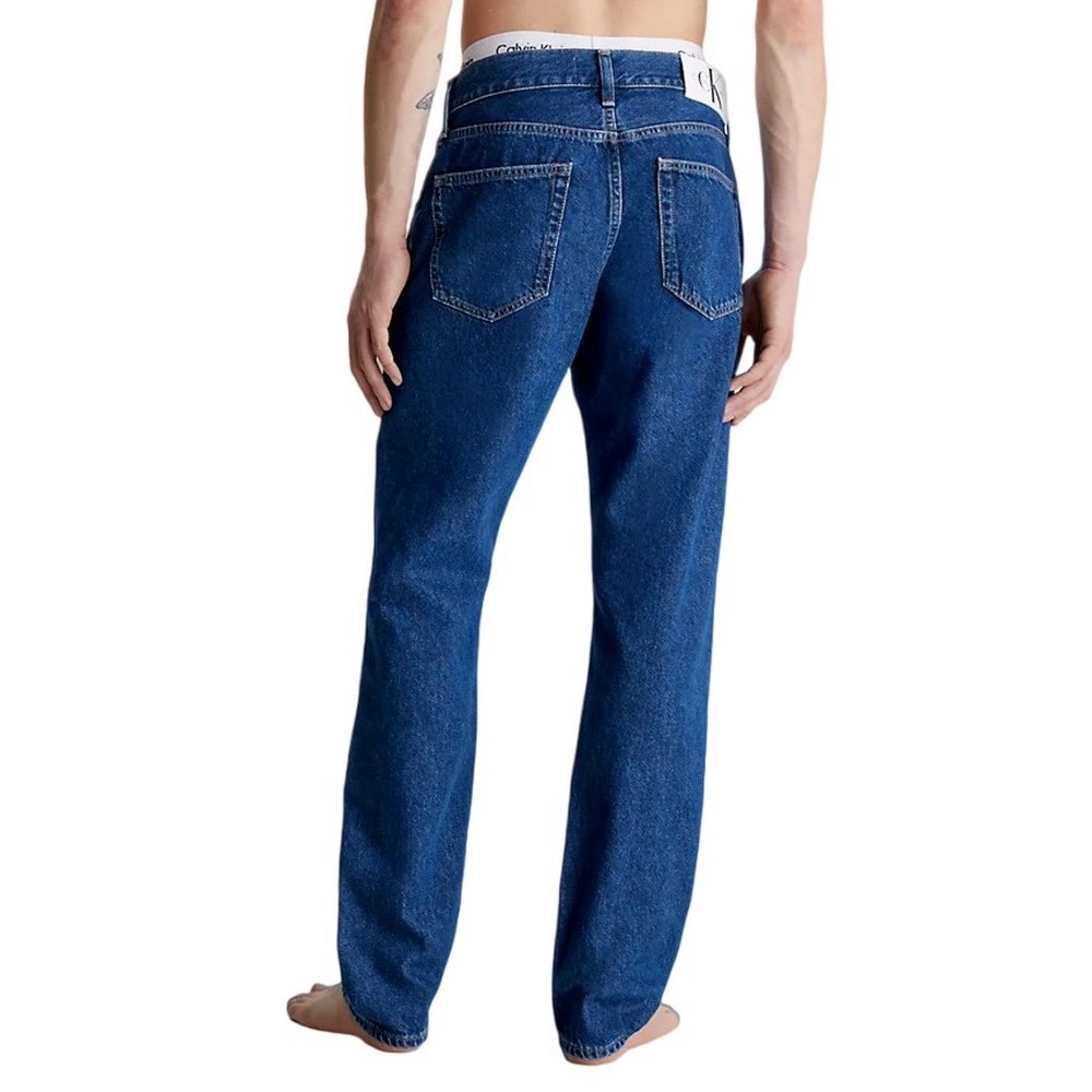 CALVIN KLEIN JEANS STANDARD STRAIGHT ΠΑΝΤΕΛΟΝΙ ΑΝΔΡΙΚΟ BLUΕ DENIM